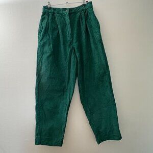 Izod VTG Vintage Emerald Green Corduroy Pants size 12